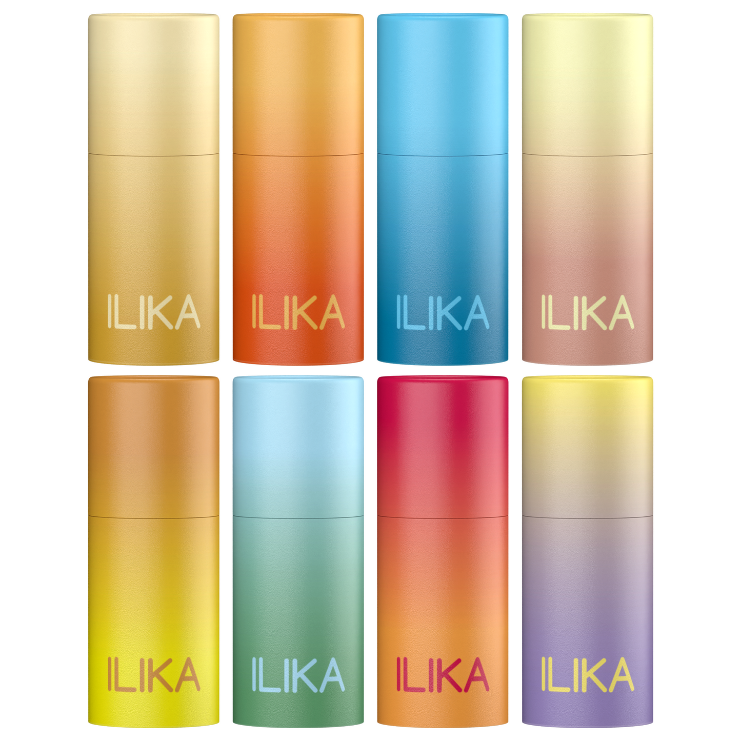 ILIKA 100% Natural Lip Balm - Organic, Plastic-free, Vegan, Cruelty-Free, Vitamin E, COSMOS Organic & PETA Certified Vegan, 4-Pack Unscented, All-Day Moisture, 0.15 oz each