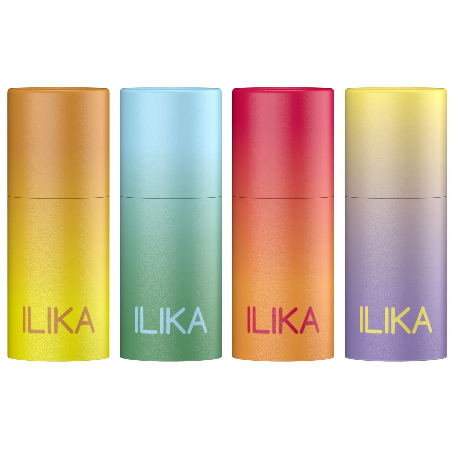 ILIKA 100% Natural Lip Balm - Organic, Plastic-free, Vegan, Cruelty-Free, Vitamin E, COSMOS Organic & PETA Certified Vegan, 4-Pack Unscented, All-Day Moisture, 0.15 oz each