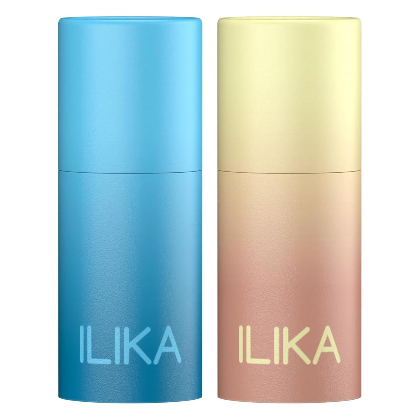 ILIKA 100% Natural Lip Balm - Organic, Plastic-free, Vegan, Cruelty-Free, Vitamin E, COSMOS Certified, PETA Certified, 2-Pack All-Day Moisture, 0.15 oz each