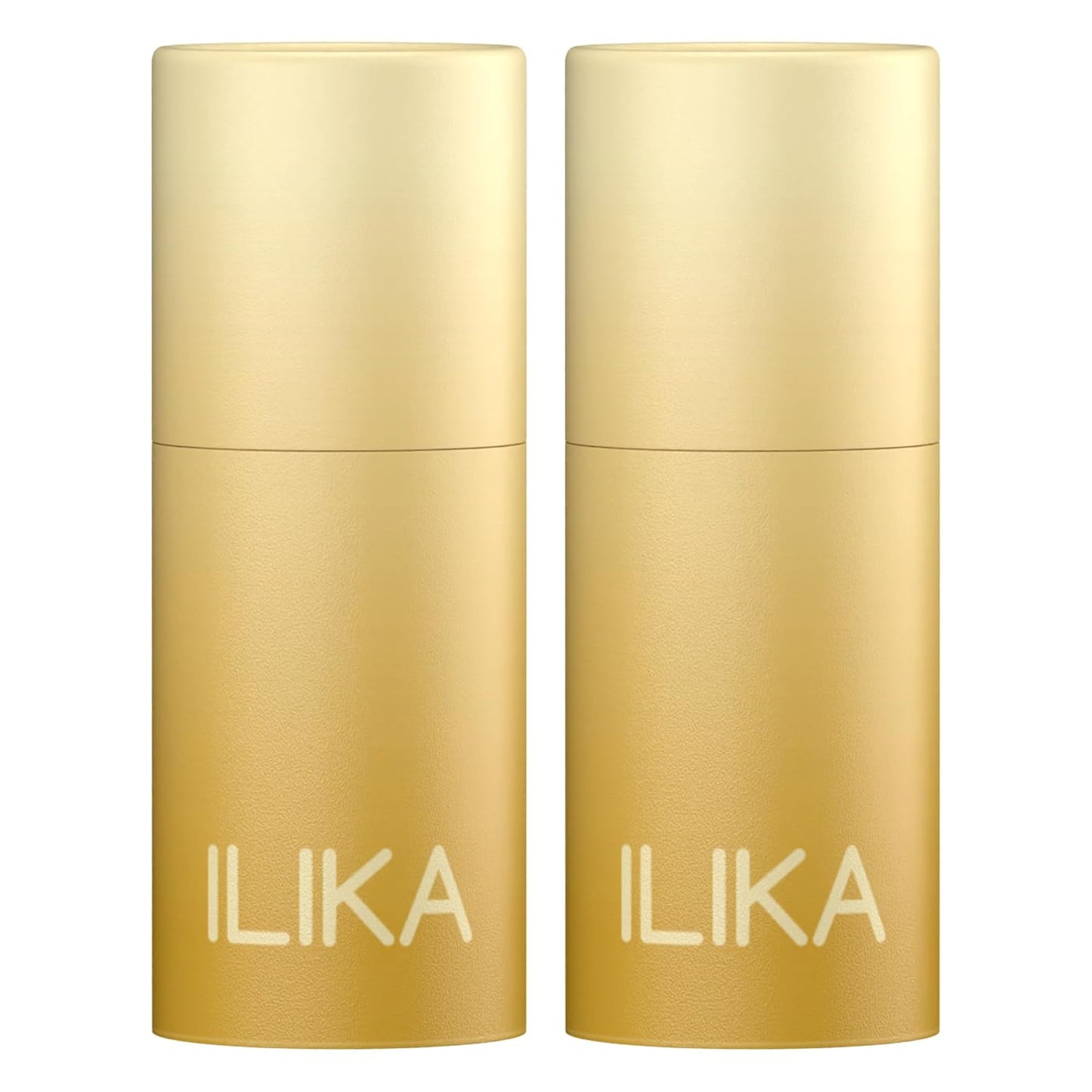 ILIKA 100% Natural Lip Balm - Organic, Plastic-free, Vegan, Cruelty-Free, Vitamin E, COSMOS Certified, PETA Certified, 2-Pack All-Day Moisture, 0.15 oz each
