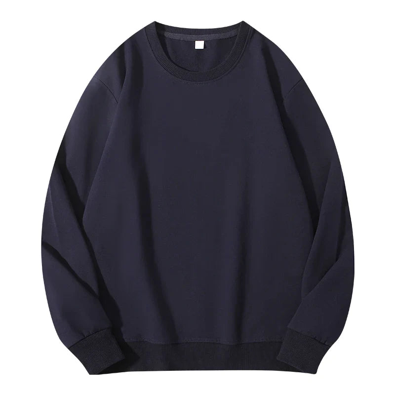 Autumn O-Neck Cotton Women's Sweatshirt Hoodies Basic Loose Casual Women Pullover Solid Sweatshirt Ladies Tops Factory Wholesale